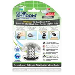 SinkShroom Chrome Plastic Hair Catcher - Ace Hardware