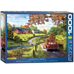 Eurographics The Country Drive Jigsaw Puzzle Multicolored 1000 pc