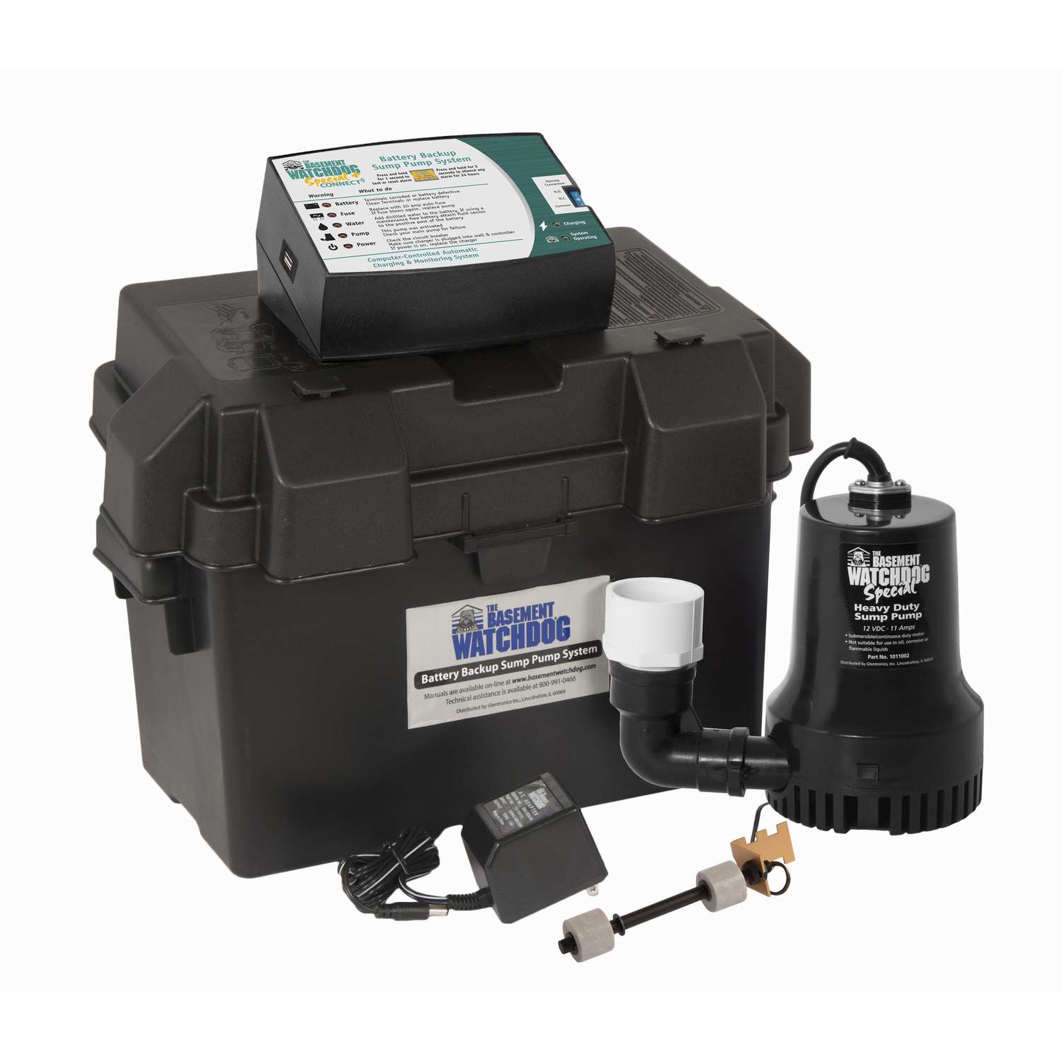 Basement Watchdog 1/3 HP 2,600 gph Thermoplastic Dual Reed Switch