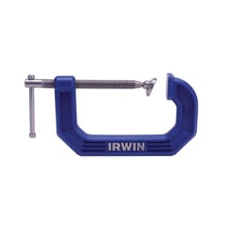 Irwin Quick-Grip 1-1/2 in. X 1-1/2 in. D Adjustable C-Clamp 900 lb 1 pc