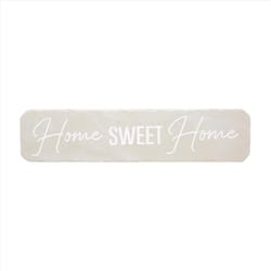 Pavilion Stones with Stories Cream/Gray Cement/Stone 3.75 in. H X 16 in. L X 0.75 in. W Home Sweet H