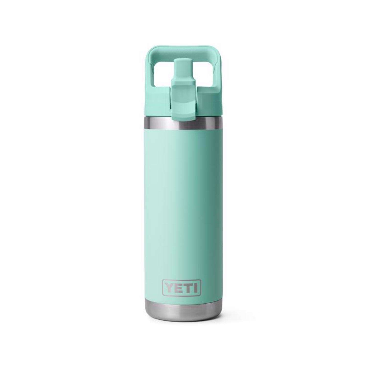 YETI Rambler 18oz bottle 　SEA FOAM 新品未使用 THERMOS RAMBLER 18 OZ - SEAFOAM - DEEP BLUE
