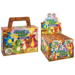 Playmaker Toys Boxed by the Dozen Dinosaurs Toys Plastic Assorted 12 pc