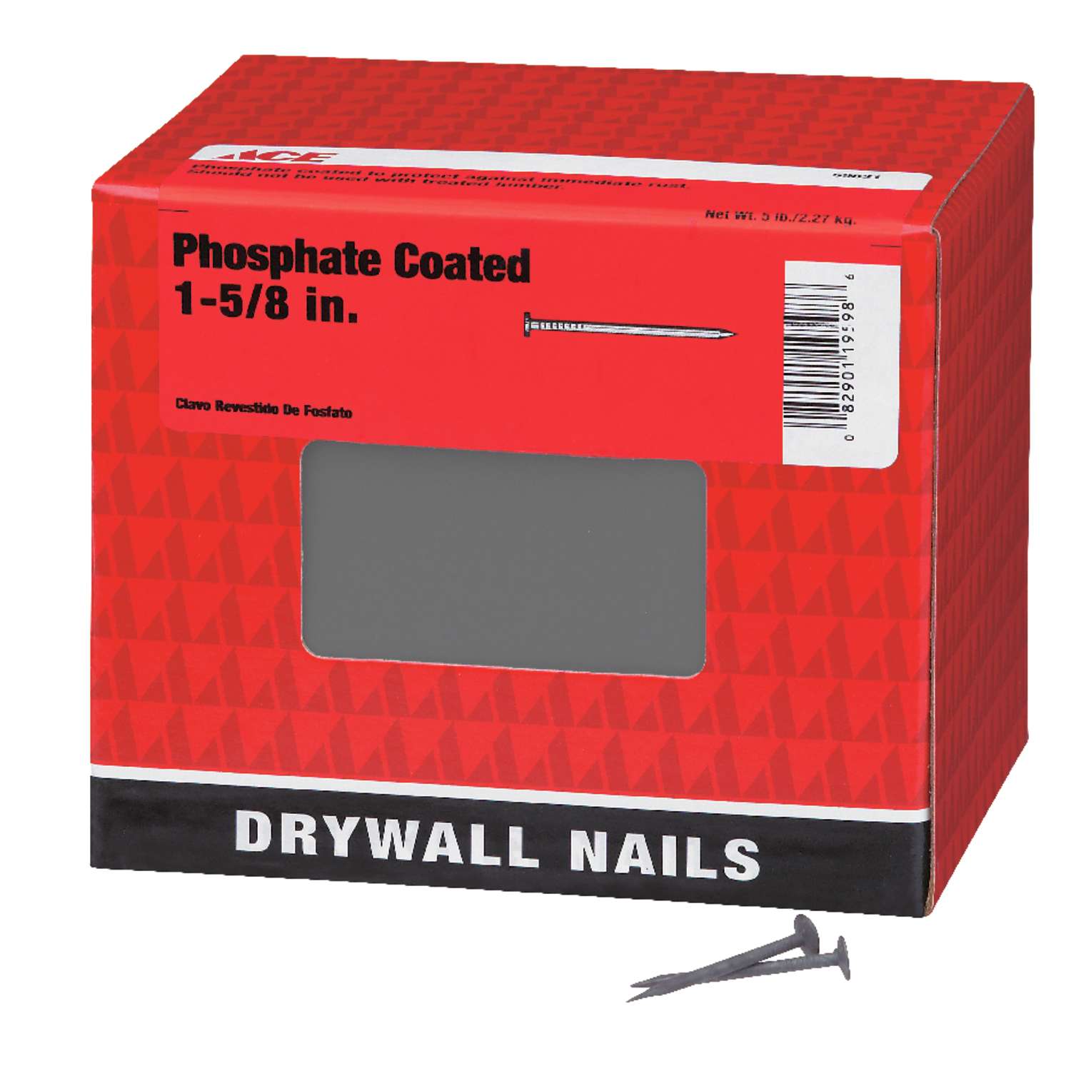 Ace 15/8 in. Drywall PhospateCoated Nail 5 lb. Ace Hardware