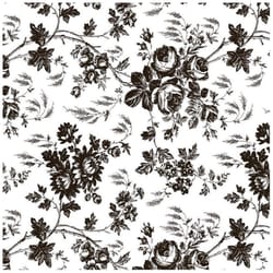 Con-Tact 16 ft. L X 18 in. W Toile Black Self-Adhesive Shelf Liner