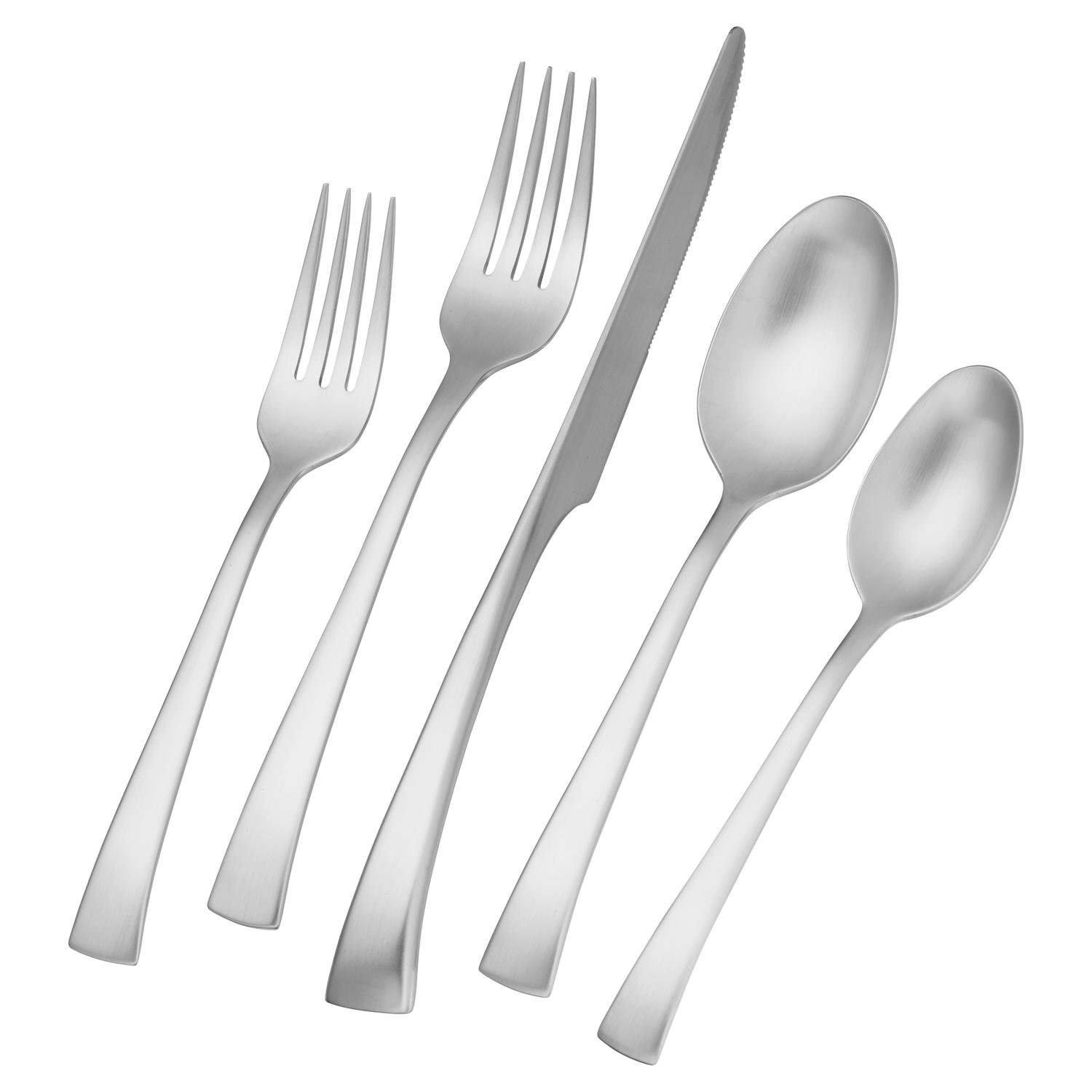 Zwilling J.A Henckels Silver Stainless Steel Flatware Set Sansujyuku sansujyuku.com