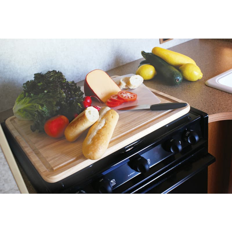 Camco 17 in. L X 19.5 in. W X 0.75 in. Hardwood RV Stove Topper/Cutting Board Sansujyuku sansujyuku.com