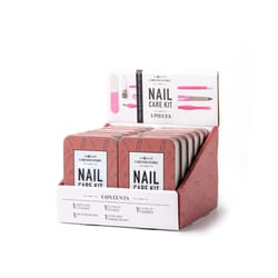 En Route Corner Store Pink Nail Care System 5 pc