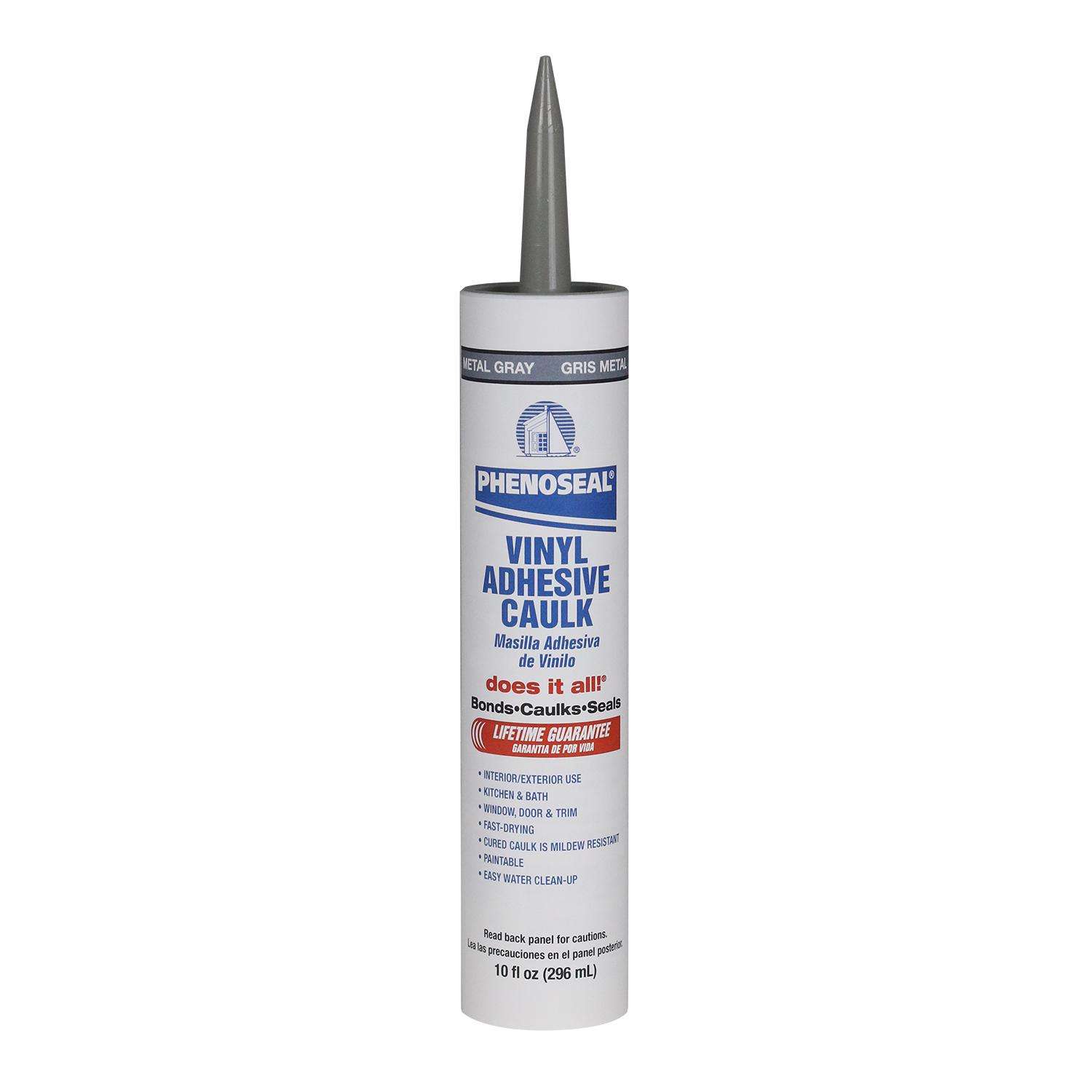 Phenoseal Gray Vinyl Kitchen and Bath Adhesive Caulk 10 oz Ace Hardware