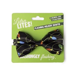 Lotsa Lights LED Multicolor Christmas Bow 5 in.