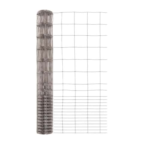 Garden Craft 40 in. H X 50 ft. L Galvanized Steel Garden Fence Silver Garden Craft 40 in. H X 50 ft. L Galvanized Steel Garden Fence Silver
