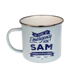 Top Guy Sam 14 oz Multicolored Steel Enamel Coated Mug 1 pk