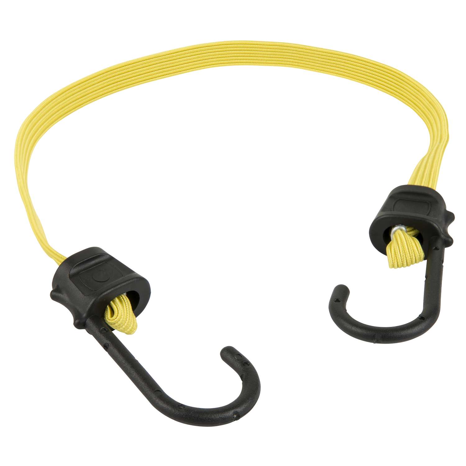 Keeper Yellow Flat Bungee Cord 24 in. L X 0.315 in. 2 pk - Ace