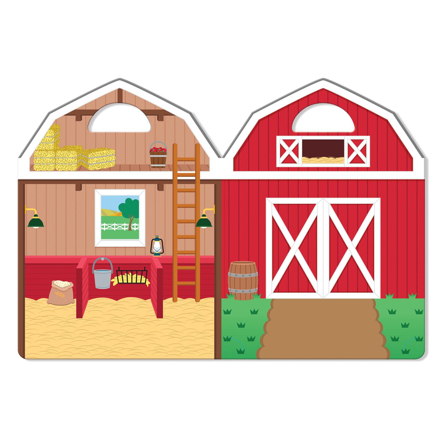 Melissa & Doug Farm Puffy Stickers Set 53 pc