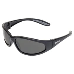 Hercules 1 Oval Frame Safety Sunglasses Smoke Lens Black Frame 1 pc