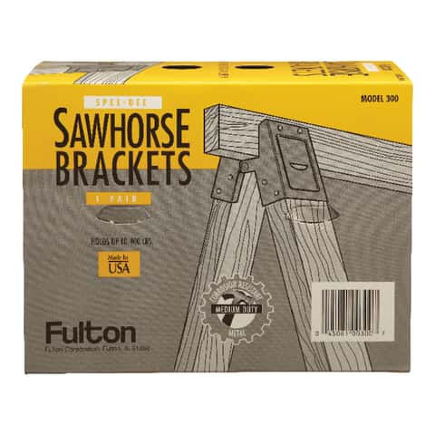 Fulton 2 in. H X 4 in. W Sawhorse Brackets 400 lb. cap. 1 pk - Ace Hardware