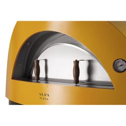 Alfa Wood Allegro Outdoor Pizza Oven Yellow