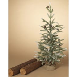 Gerson 2 ft. Slim Glittered Pine Christmas Tree