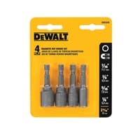 DeWalt 2-9/16 in. L S2 Steel Magnetic Nut Setter Set 4 pc DW2229 Deals