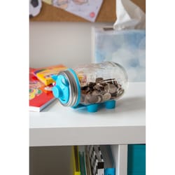 Jarware Mason Jar Piggy Bank Lid Plastic 1 pk
