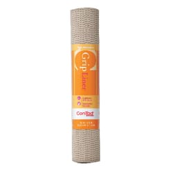 Con-Tact Grip 5 ft. L X 12 in. W Taupe Non-Adhesive Shelf Liner