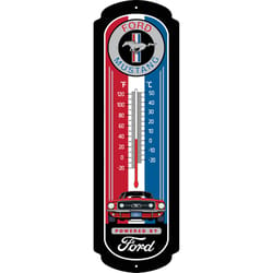 Open Road Brands Ford Mustang Thermometer Sign Tin 1 pk