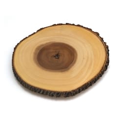 Lipper International Rustic 15 in. L X 15 in. W X 1.75 in. Acacia Wood Serving Plank