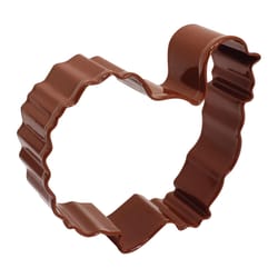 R&M International Corp International 4 in. W X 4 in. L Gobbler Turkey Cookie Cutter Brown 1 pc
