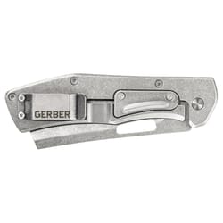 Gerber Flatiron Black 7CR17MOV Steel 8.5 in. Folding Knife