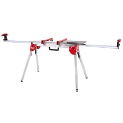 Milwaukee Milwaukee Aluminum 100 in. L X 32 in. H X 27 in. W Stand Miter Saw Stand 500 lb Red 1 pc