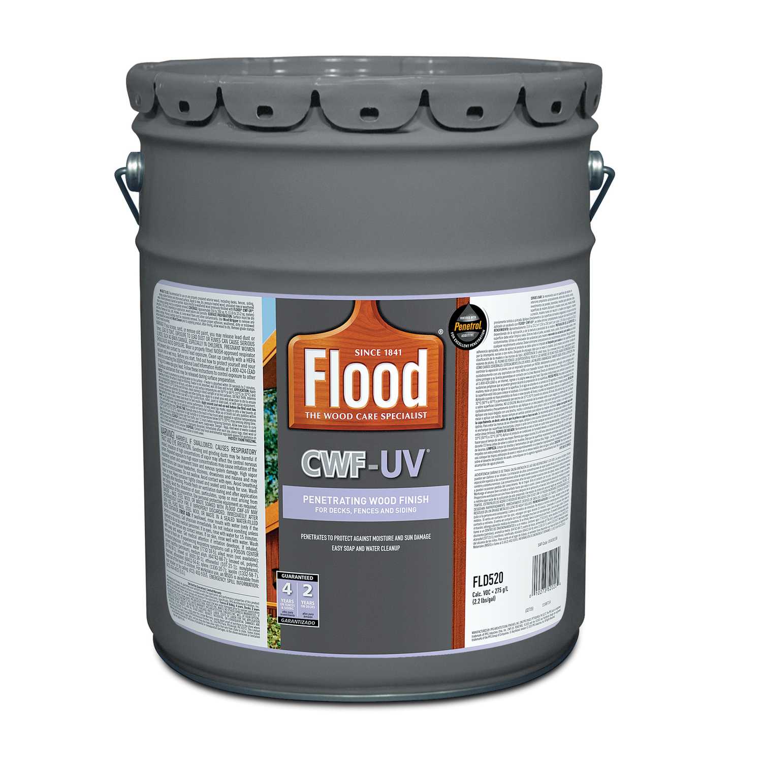 Flood CWFUV Matte Cedar WaterBased Wood Finish 5 gal