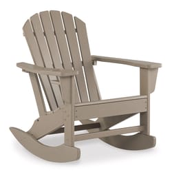 Signature Design by Ashley Sundown Treasure Brown HDPE Frame Rocking Chair