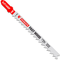 Diablo 4 in. Bi-Metal T-Shank Fast Wood Jig Saw Blade 6 TPI 5 pk