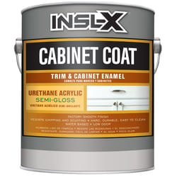 Insl-x Cabinet Coat Satin White Base 1 Trim & Cabinet Enamel Interior 1 gal
