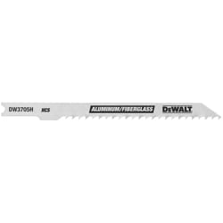 DeWalt 4 in. High Carbon Steel U-Shank Jig Saw Blade 8 TPI 5 pk