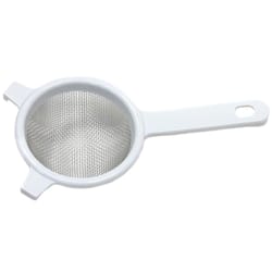 Chef Craft White Plastic/Stainless Steel Mesh Strainer