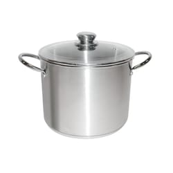 Good Cook Stainless Steel Stockpot 8 qt Silver