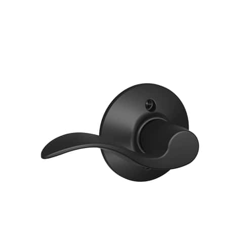 Schlage Traditional Matte Black Dummy Lever Left Handed Schlage Traditional Matte Black Dummy Lever Left Handed