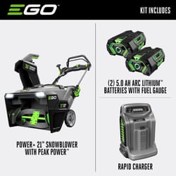 EGO Power+ SNT2102 21 in. Single stage 56 V Battery Snow Blower Kit (Battery &amp; Charger)