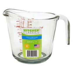 Kitchen Classics 4 cups Glass Clear Measuring Cup