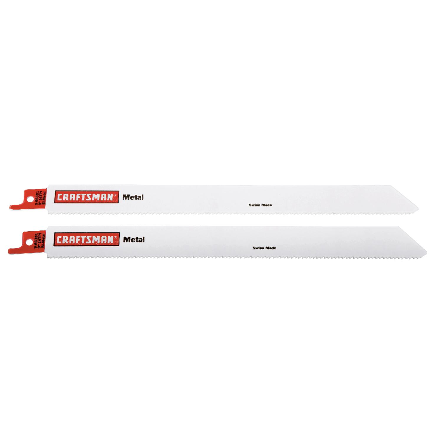 UPC 045325760567 product image for Craftsman 9in 14Tpi Bi Metal Reciprocating Saw Blades 2/Pack (00966381) | upcitemdb.com