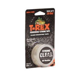 T-Rex Strong Double Sided 1 in. W X 60 in. L Mounting Tape Clear