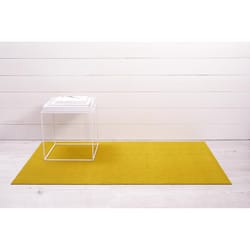 Chilewich 36 in. W X 60 in. L Yellow Solid Vinyl Floor Mat