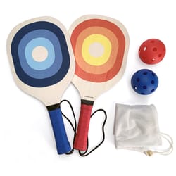 Kikkerland Pickleball Game Set Multicolored 4 pc