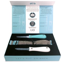 Toadfish Multicolored Stainless Steel Oyster Shucker Gift Set
