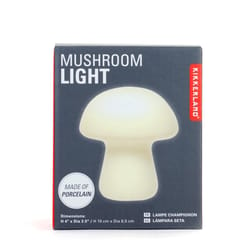 Kikkerland 4 in. White Accent Lamp