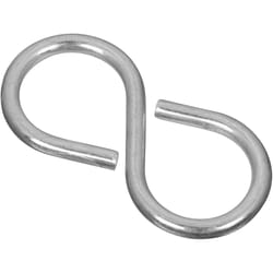 National Hardware Zinc-Plated Silver Steel 2-1/8 in. L Closed S-Hook 15 lb 3 pk