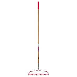 ACE 60 in. 16 Tine Steel Bow Rake Wood Handle
