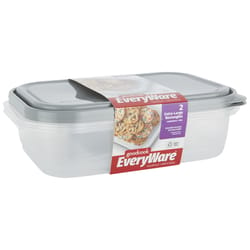 Good Cook EveryWare 1 gal Clear Food Storage Container Set 2 pk