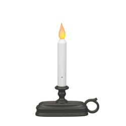 Xodus Innovations Aged Bronze/White None Scent Window Candles Flameless Flickering Candle